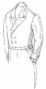 Men's 19th century dresscoat