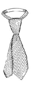Late Victorian men's bow tie