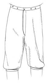 Late Victorian men's knickerbockers