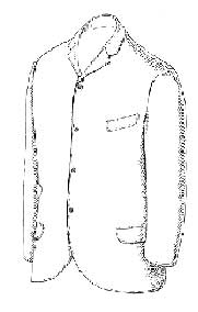 Late Victorian men's sack coat