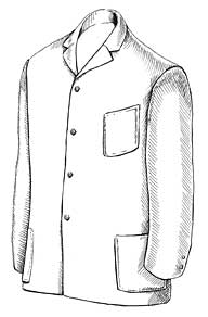 Late Victorian men's sack coat