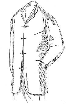 Civil War peirod  single breasted sac k coat