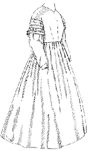 Dress 1840s
