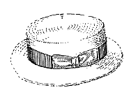 Straw Boater hat